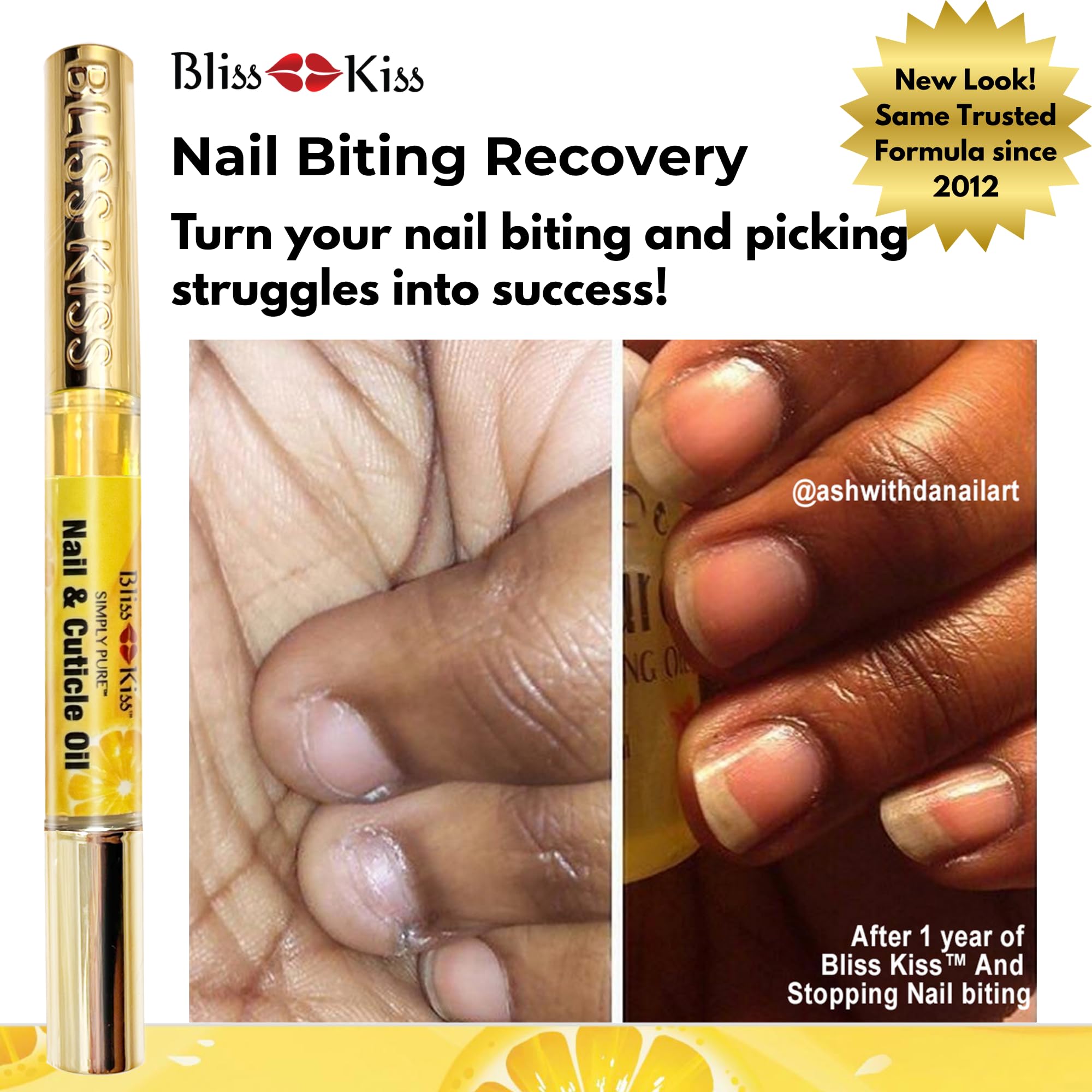 Bliss Kiss Cuticle Care Application showing precise pen application.