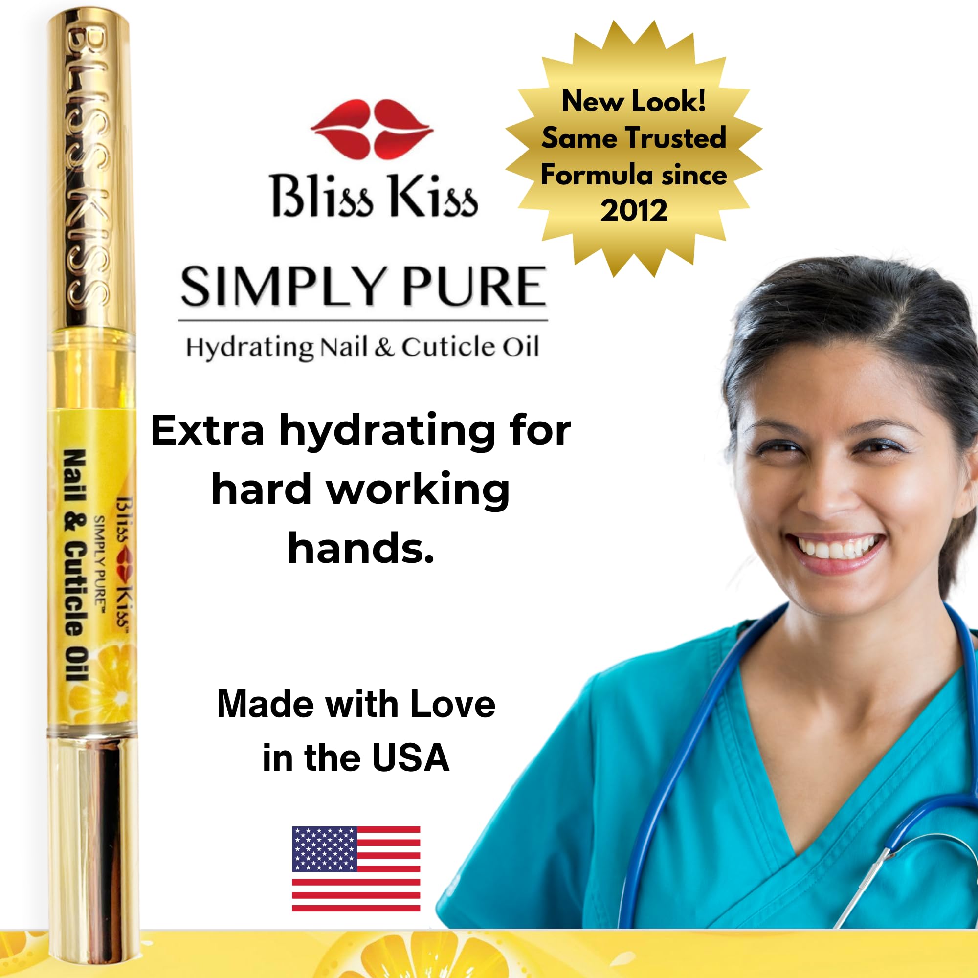 Bliss Kiss Travel-Size Nail Oil – compact care anywhere.