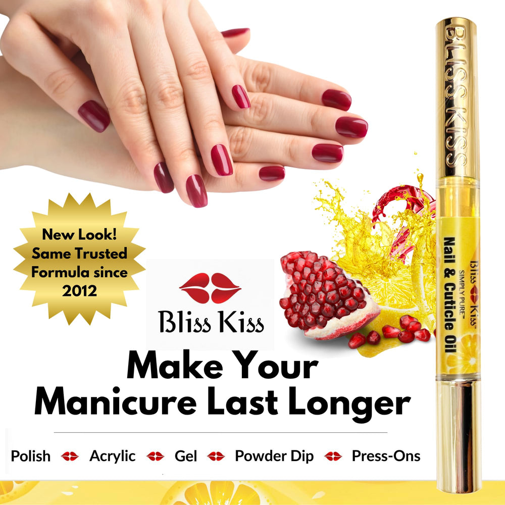 Bliss Kiss Vitamin E Nail Strength – nourishing nails for stronger appearance.