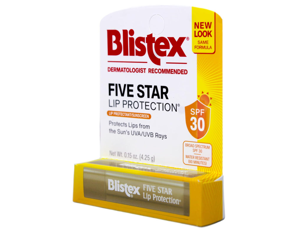 Blistex Cinco Estrellas labios, resistencia al agua hasta 80 minutos