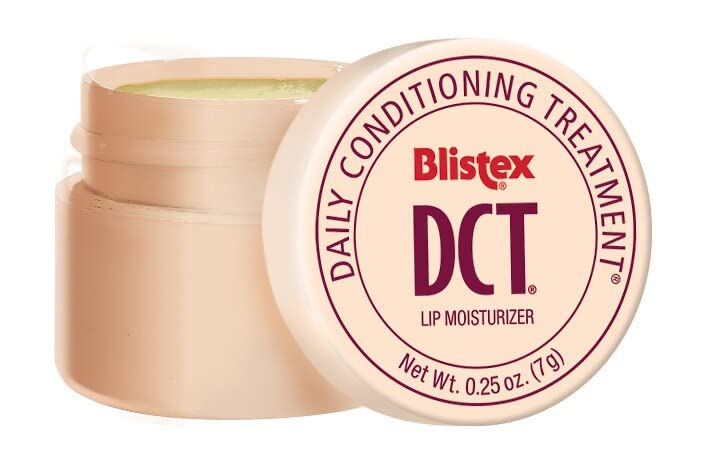 Blistex DCT Jars, textura cremosa que suaviza la superficie de los labios.