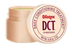 Blistex DCT Jars, textura cremosa que suaviza la superficie de los labios.