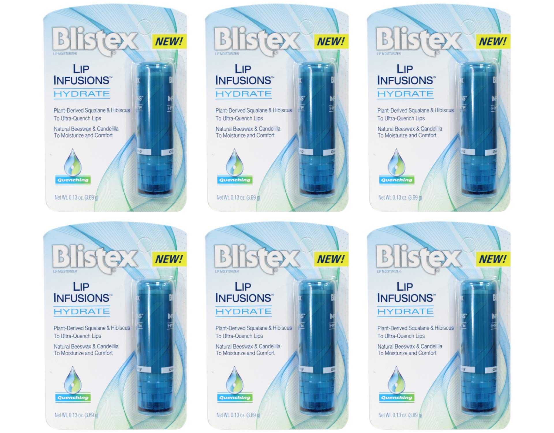 Blistex Lip Infusions Hydrate en tubo, hidratación suave para labios secos.