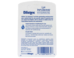 Textura cremosa de Blistex Lip Infusions Hydrate para una aplicación rápida y confortable.
