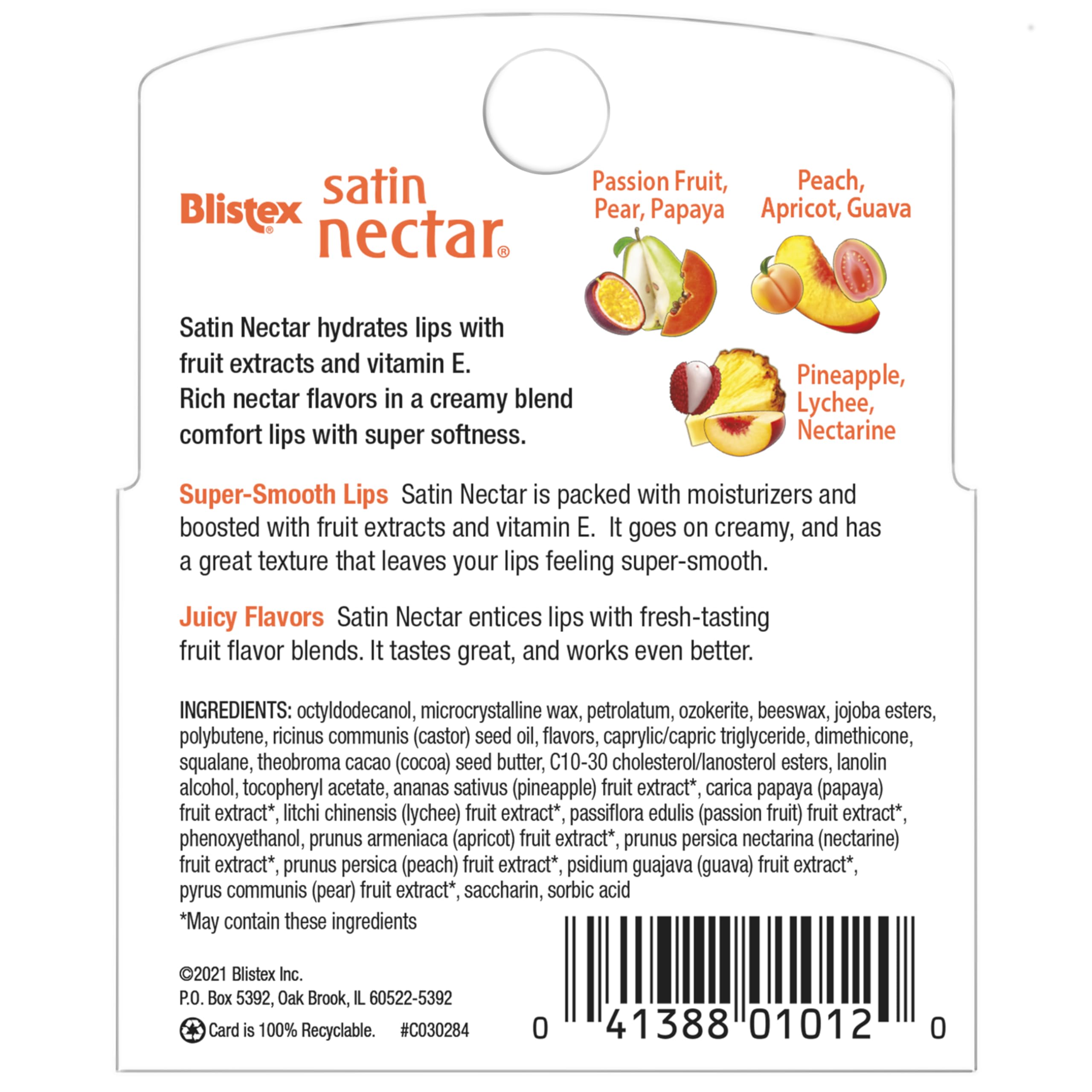 Blistex Satin Nectar flavor variety pack for versatile lip routines