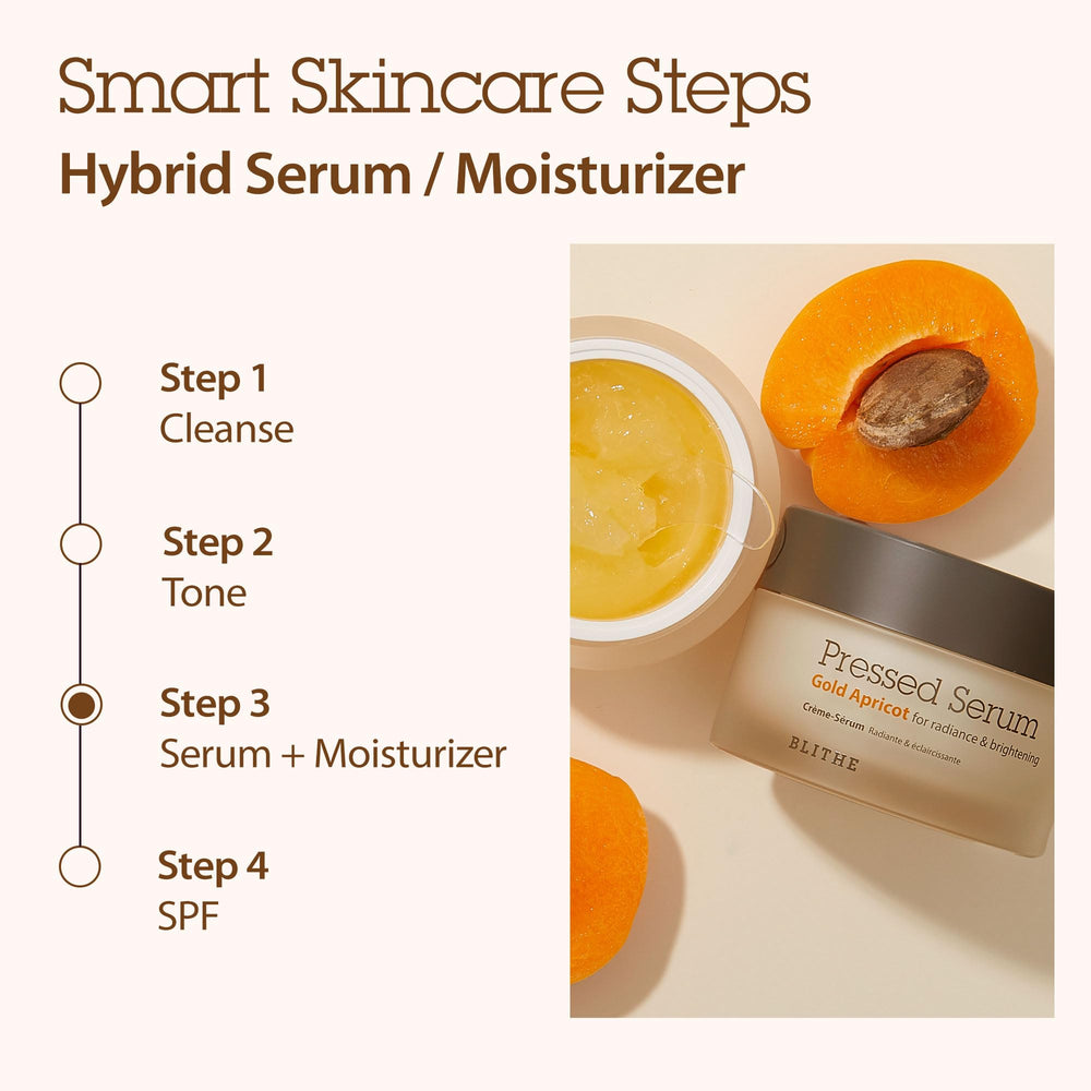 BLITHE hydration-rich cream-balm texture rests on skin.