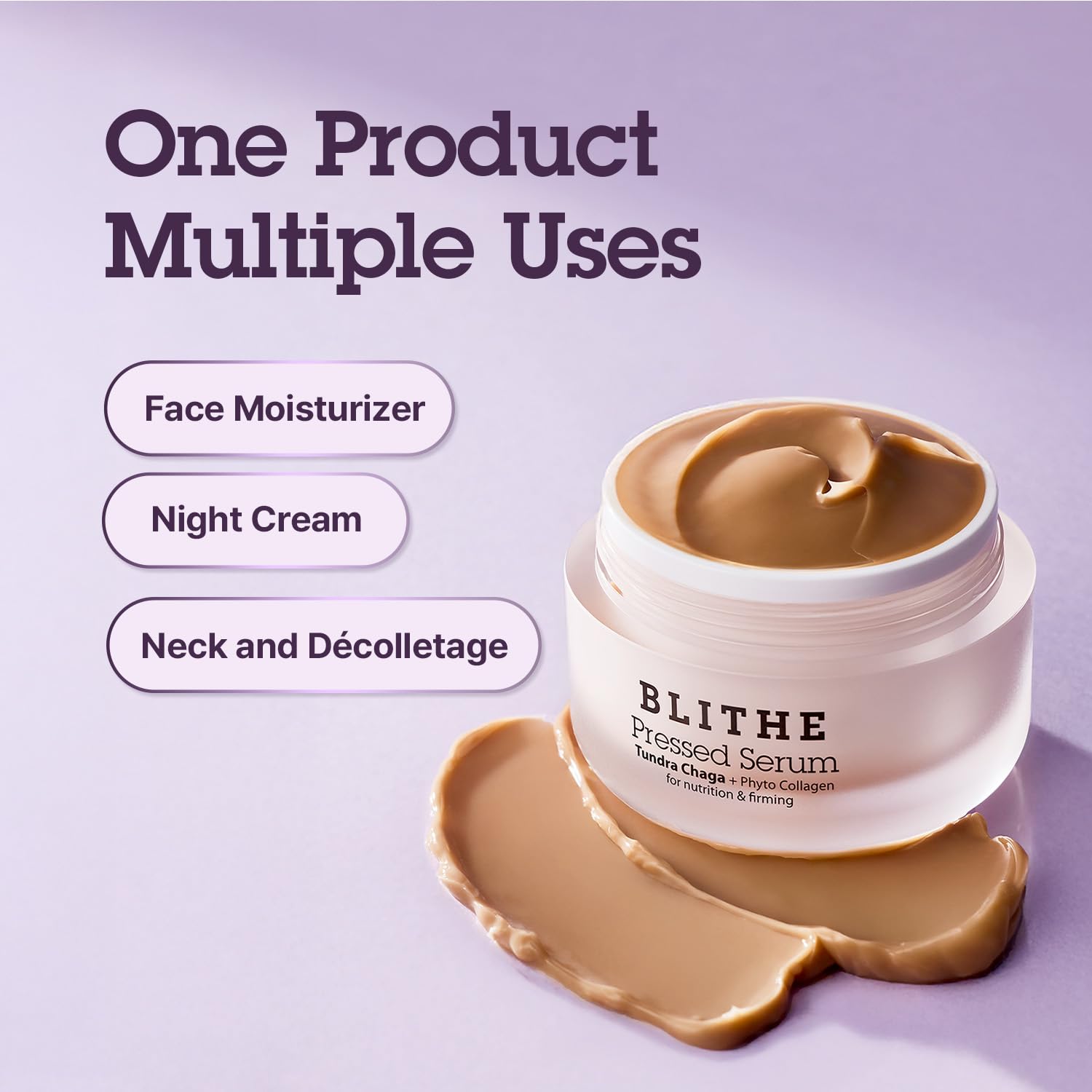 BLITHE Pressed Serum Argan Oil glow suggests nourishing skin care