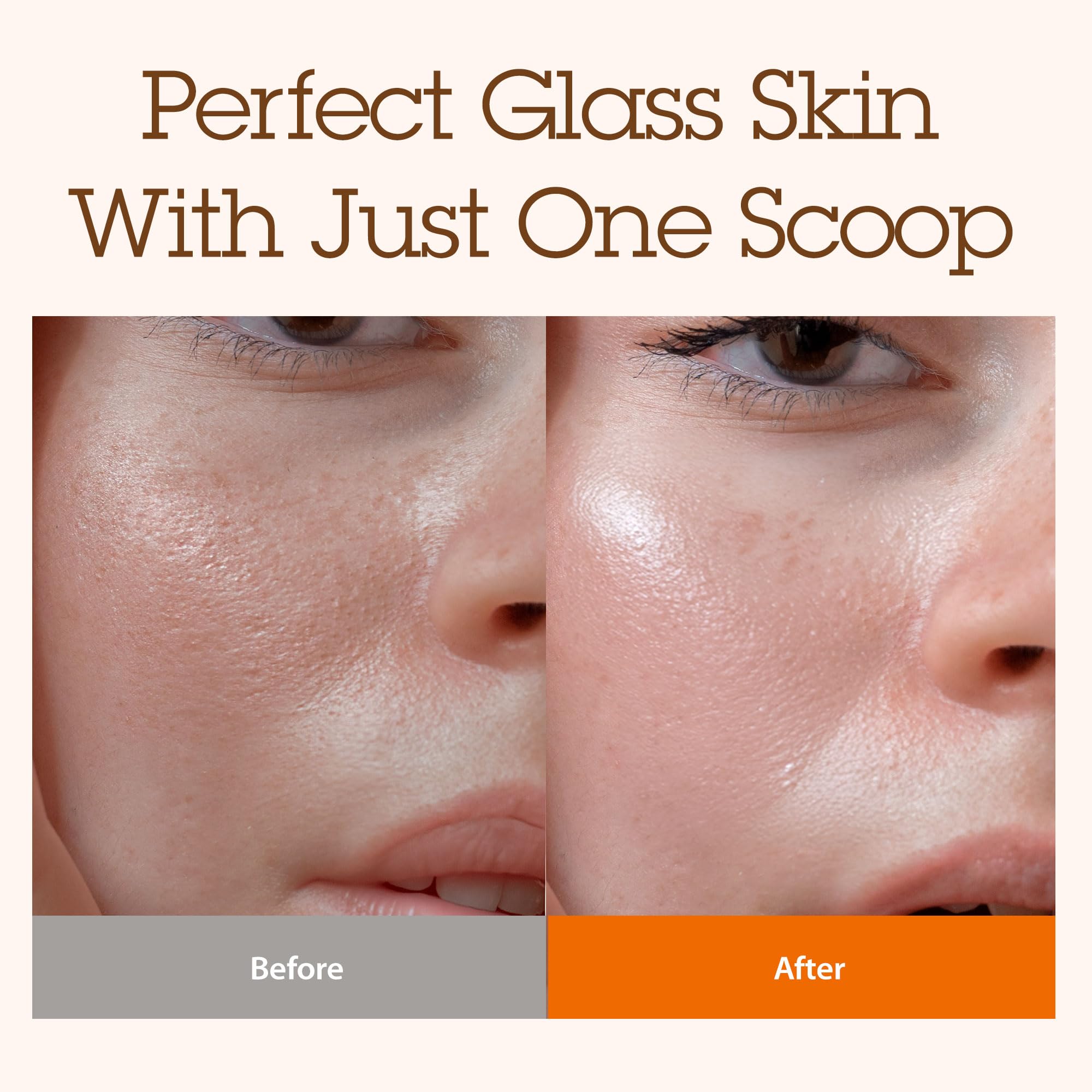 BLITHE serum-cream texture swatch reveals creamy, non-greasy hydration.