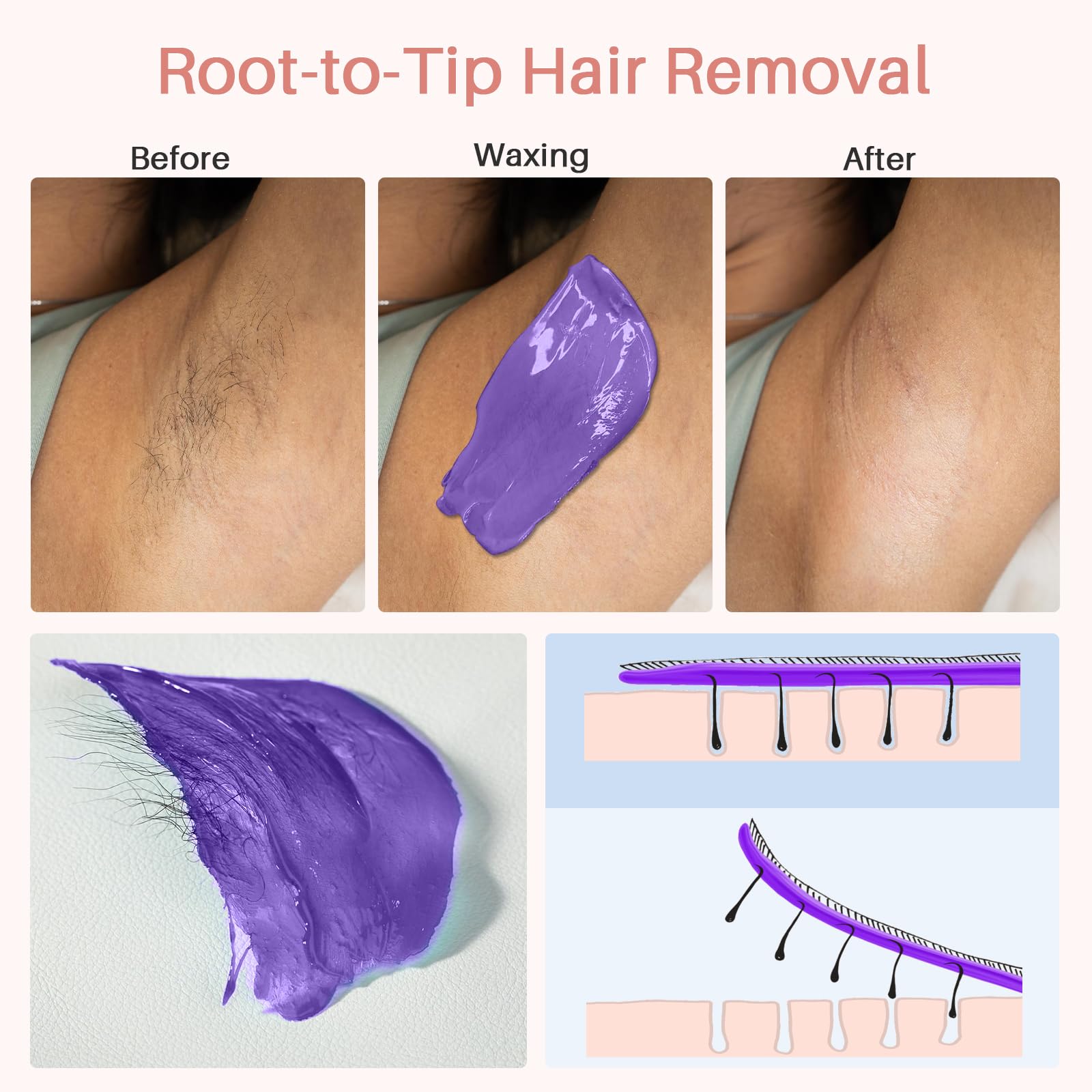 BLITZWAX after-wax oil to soothe skin post-session
