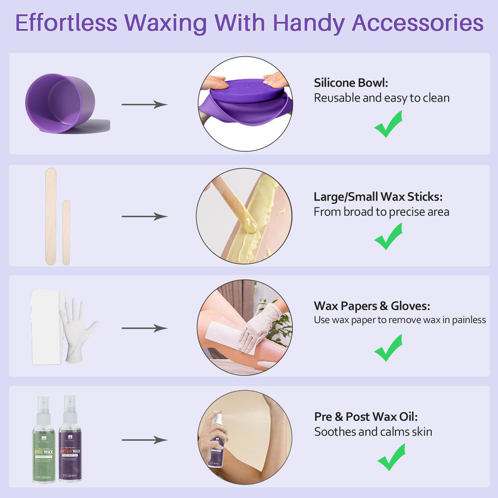 BLITZWAX all-season waxing kit supports year-round smoothness