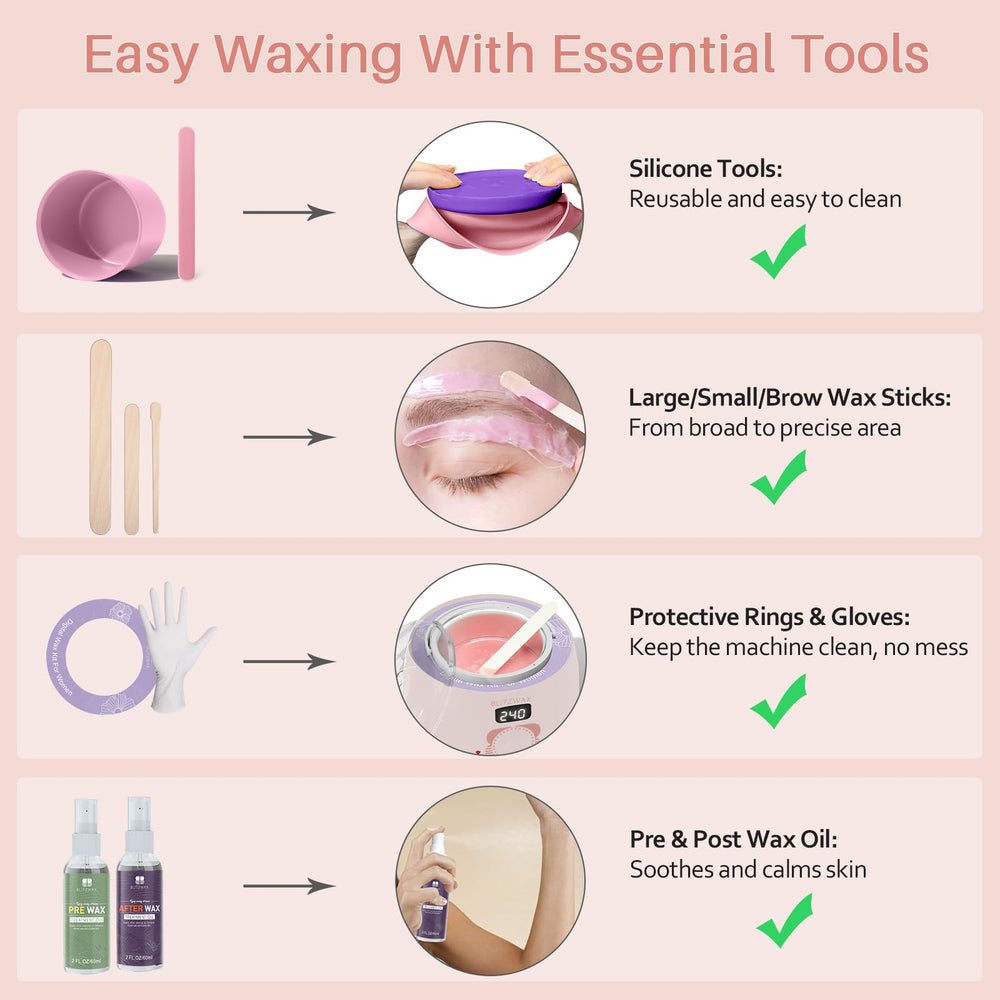 BLITZWAX gentle formula suitable for sensitive skin