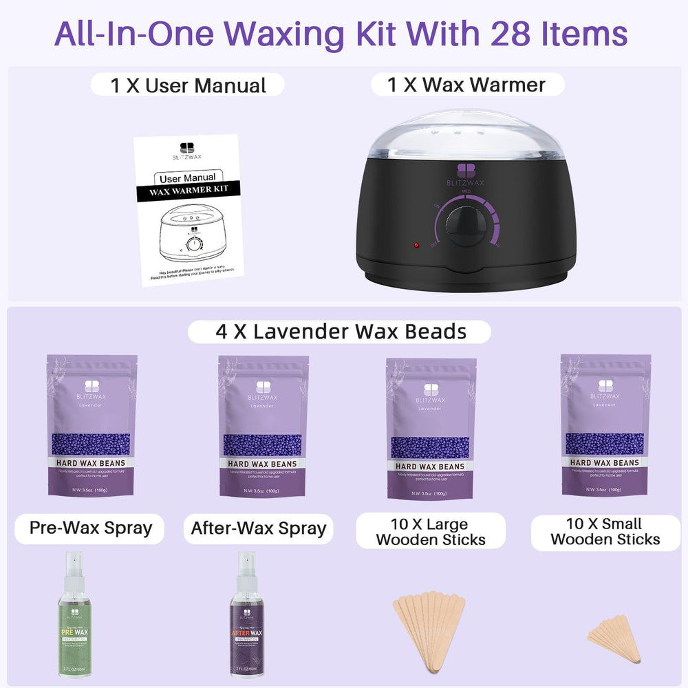 BLITZWAX lavender wax beads with calming aroma