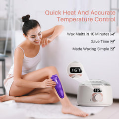 BLITZWAX removable wax insert enables mess-free waxing sessions