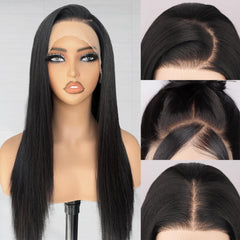 BLL synthetic lace front wig 26-inch straight for daily wear versatility
