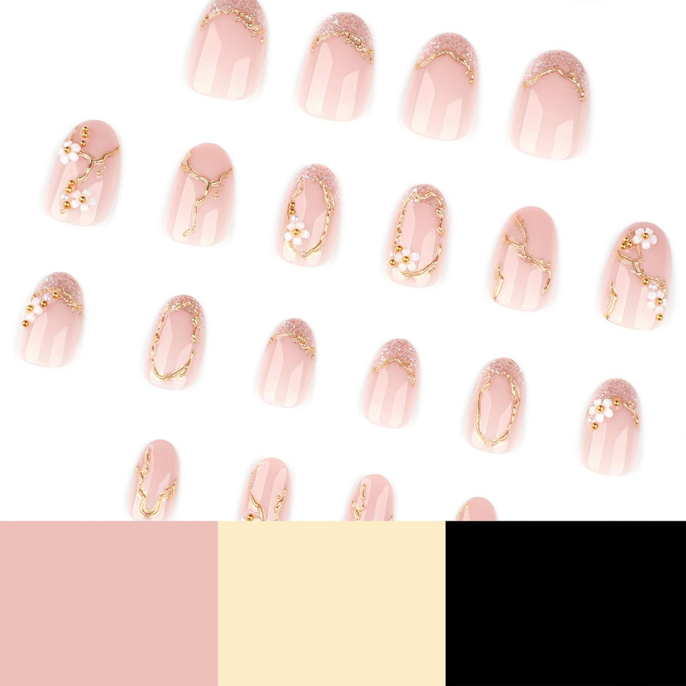 Bloazife kit uñas postizas con herramientas para un acabado rápido