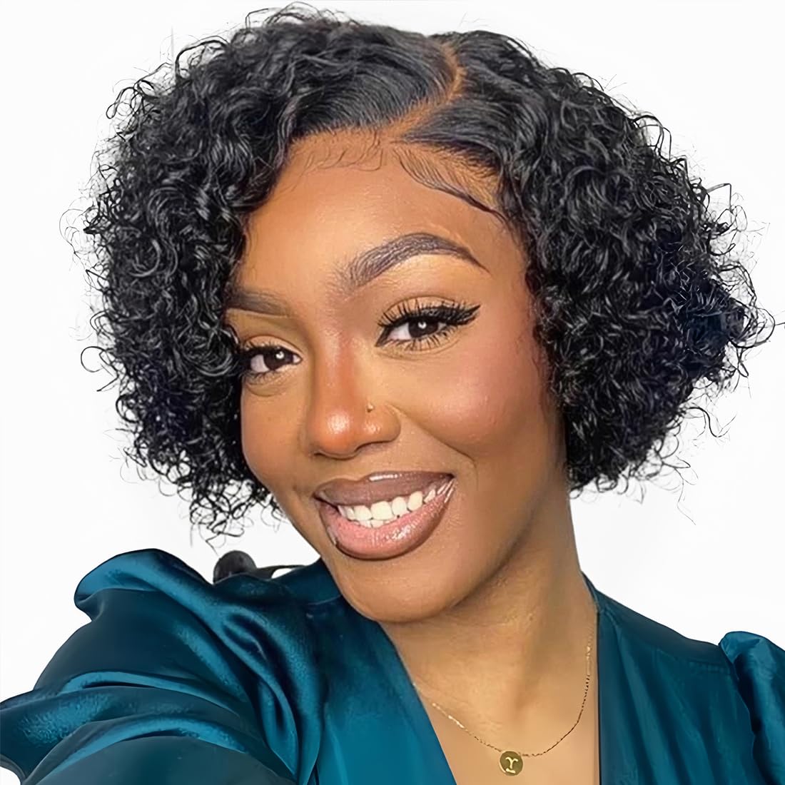 Blockice Pixie Cut Wig front view showing natural hairline for daily wear.