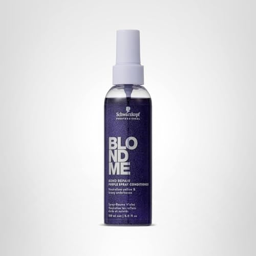 BlondMe Bond Repair Purple Spray Conditioner bathroom scene for easy daily use
