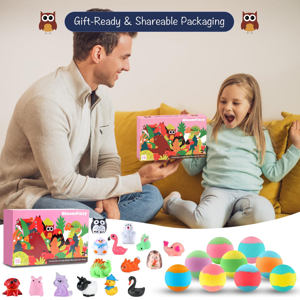 BloomFizzy kit regalo baño: set ideal para cumpleaños o fiestas infantiles