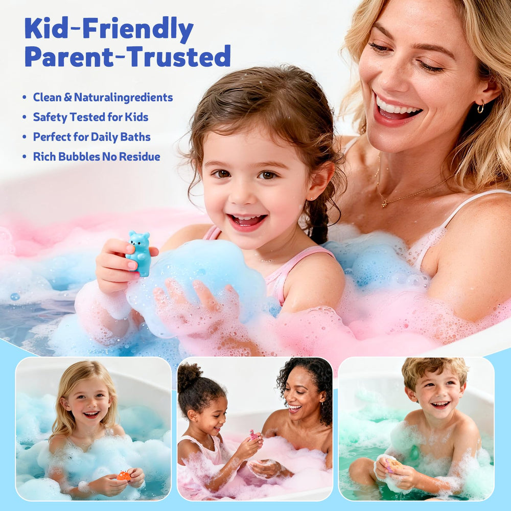 BloomFizzy Surprise toy inside bath bomb encourages collecting and sharing