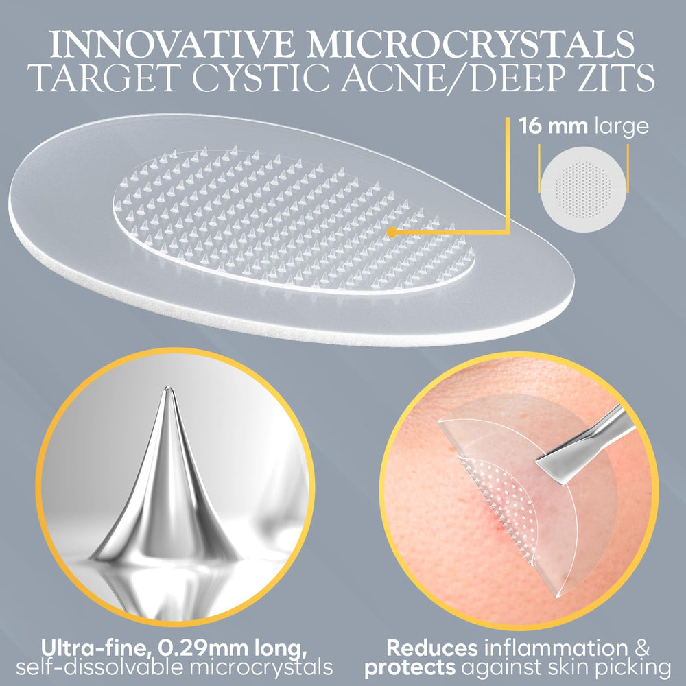 Tecnología de microcristales entrega activos directamente a la imperfección