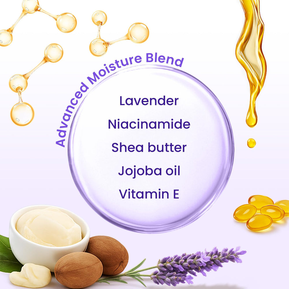 BLOOMORA jojoba oil and vitamin E formula on foot mask lining