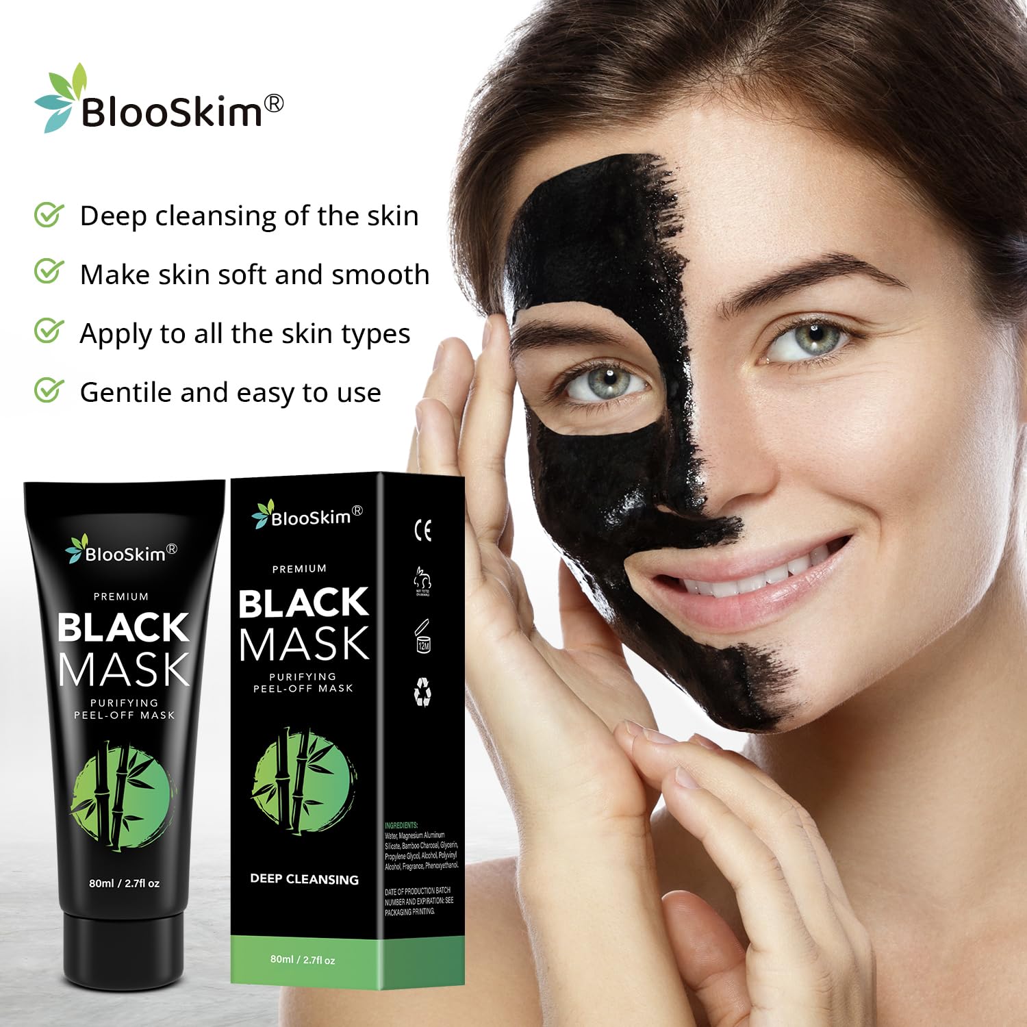 Aplicación suave de Blooskim facilita limpieza superficial sin irritación