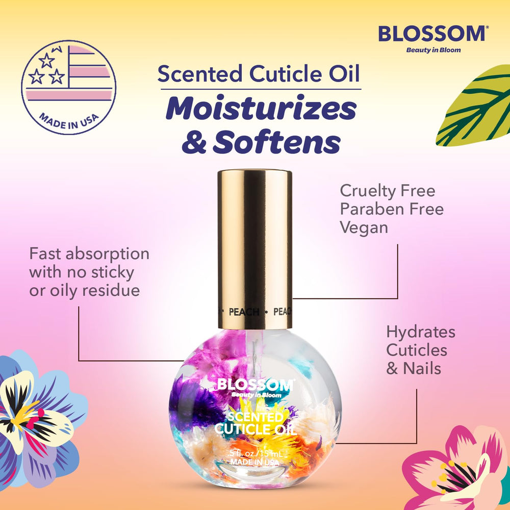 Blossom Cuticle Oil packaging box and product packaging