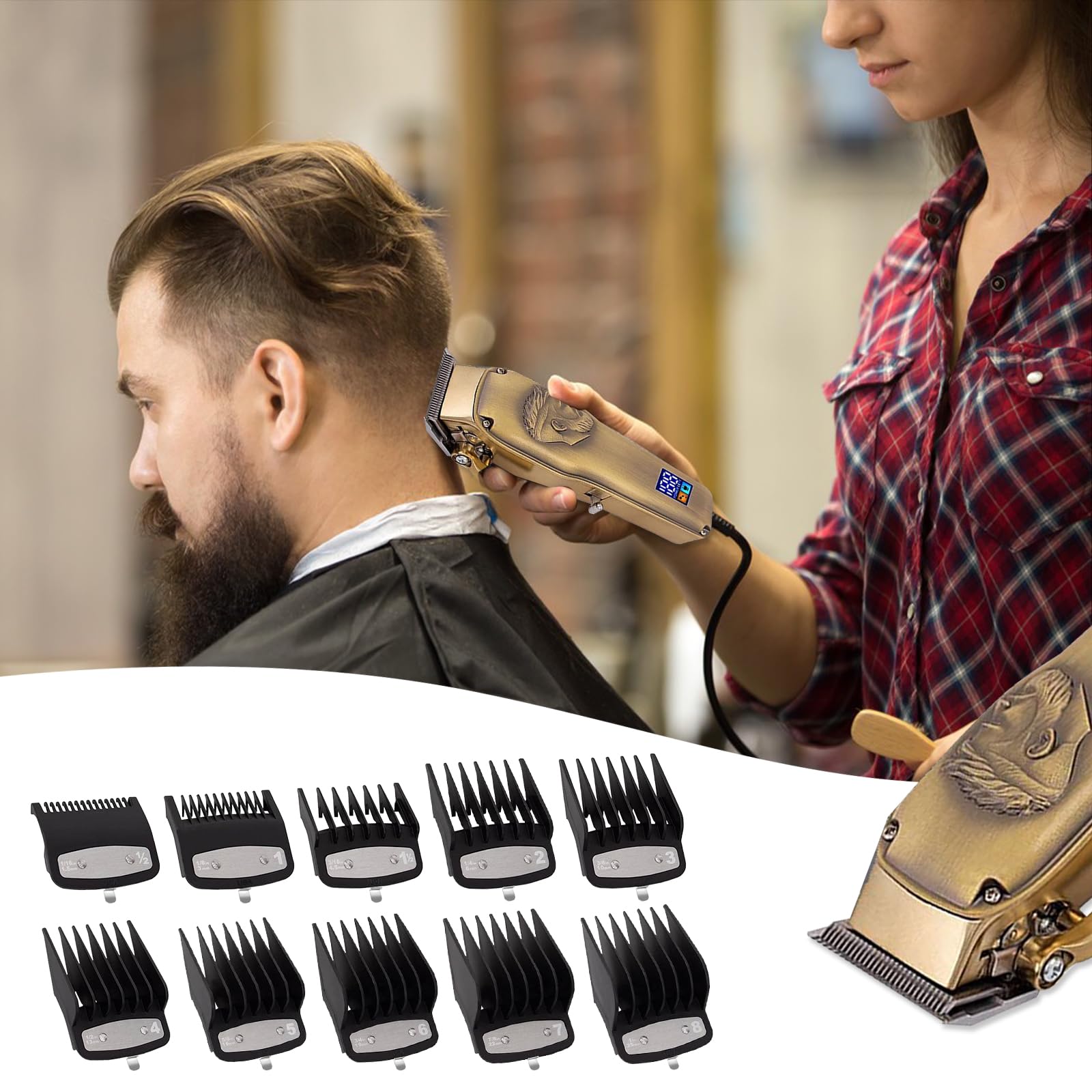 BLOTMS clipper guard 3mm for smooth blends and consistent trims.