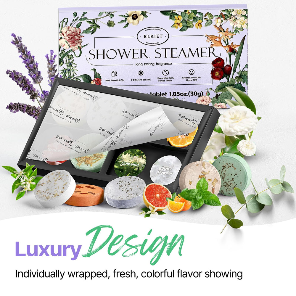 BLRIET vapores de ducha aromaterapia, perfecto regalo para sorprender