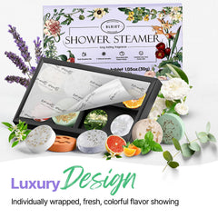 BLRIET vapores de ducha aromaterapia, perfecto regalo para sorprender