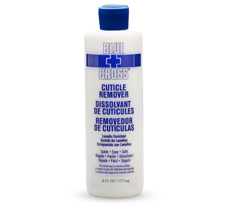 Blue Cross 6oz bottle ideal for salon or home use.