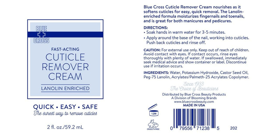 Salon-grade care at home with professional Blue Cross packaging
