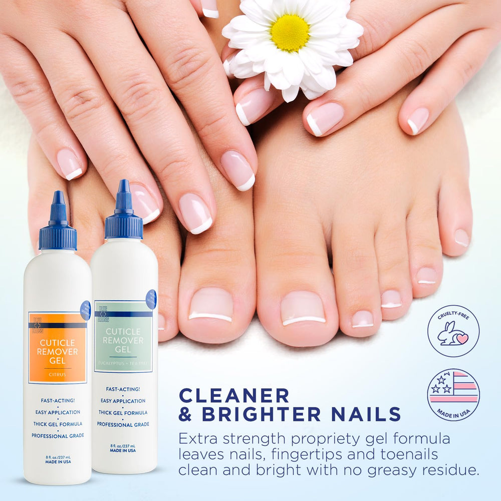 Blue Cross Quitacuticulas Gel aroma Citrus para experiencia de salon.