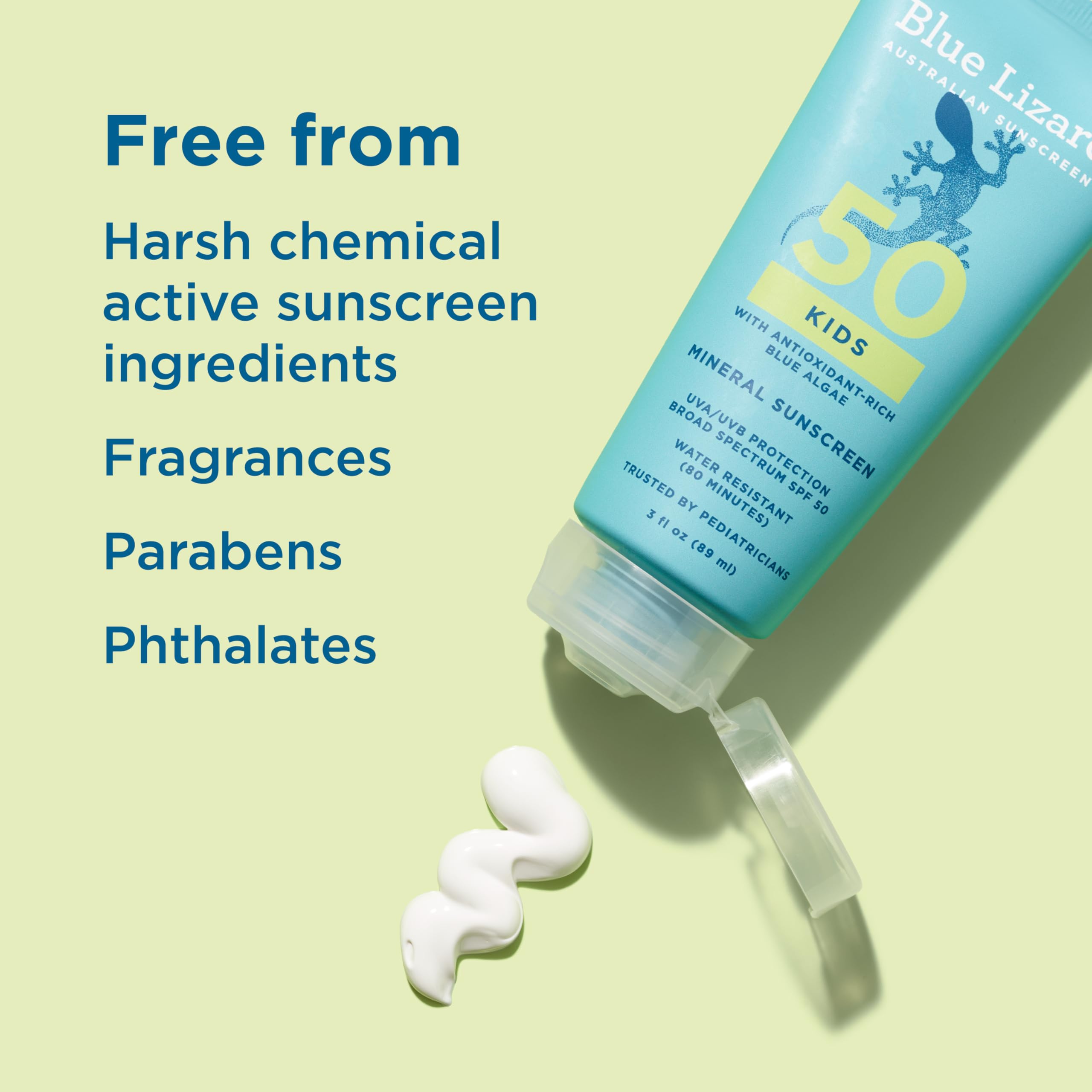 Blue Lizard Kids Mineral SPF 50: óxido de zinc como componente principal