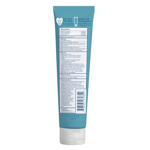 Blue Lizard Kids Mineral SPF 50, tapa que cambia color ante el sol, recordatorio práctico.