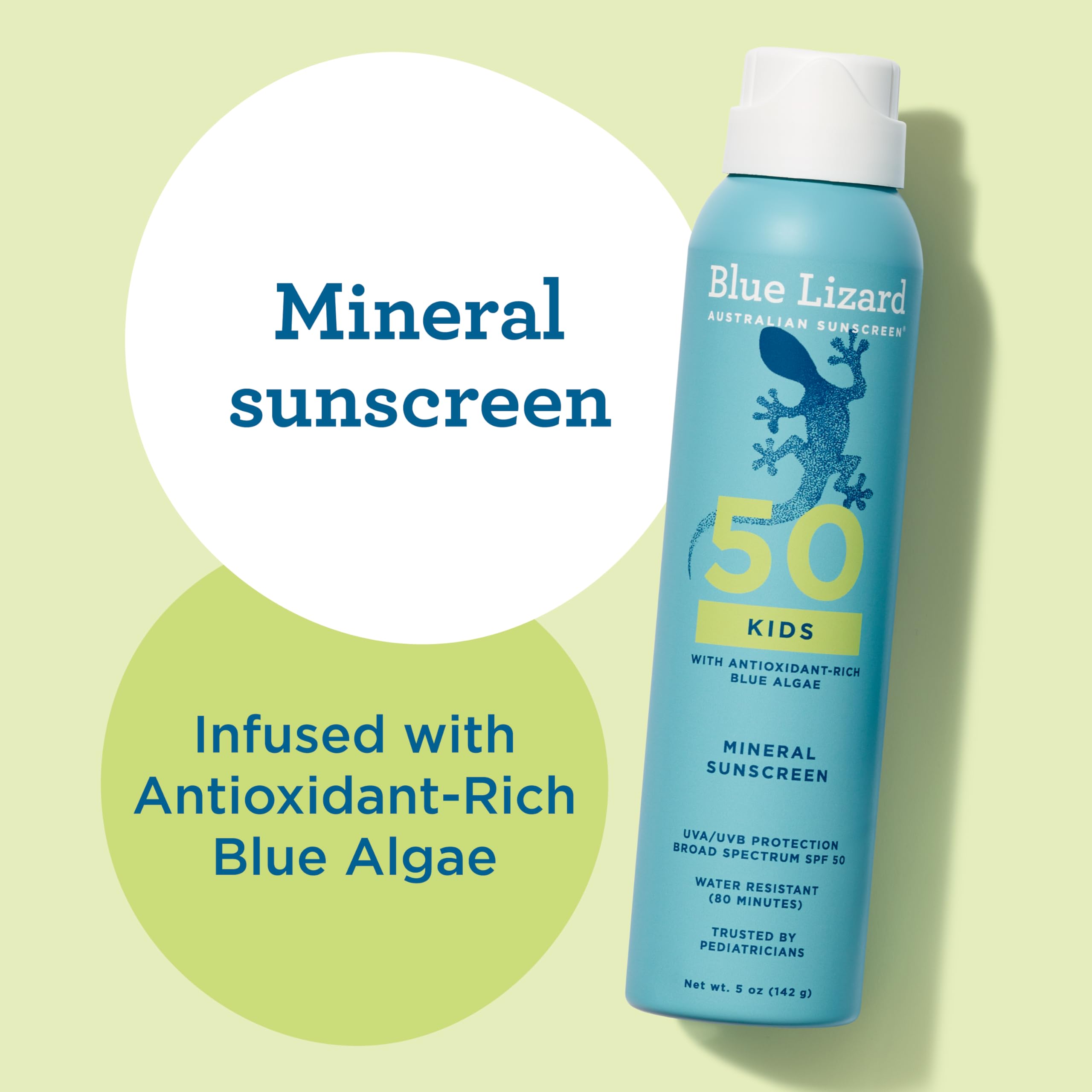 Blue Lizard Kids Sunscreen Drying Clear on skin during play