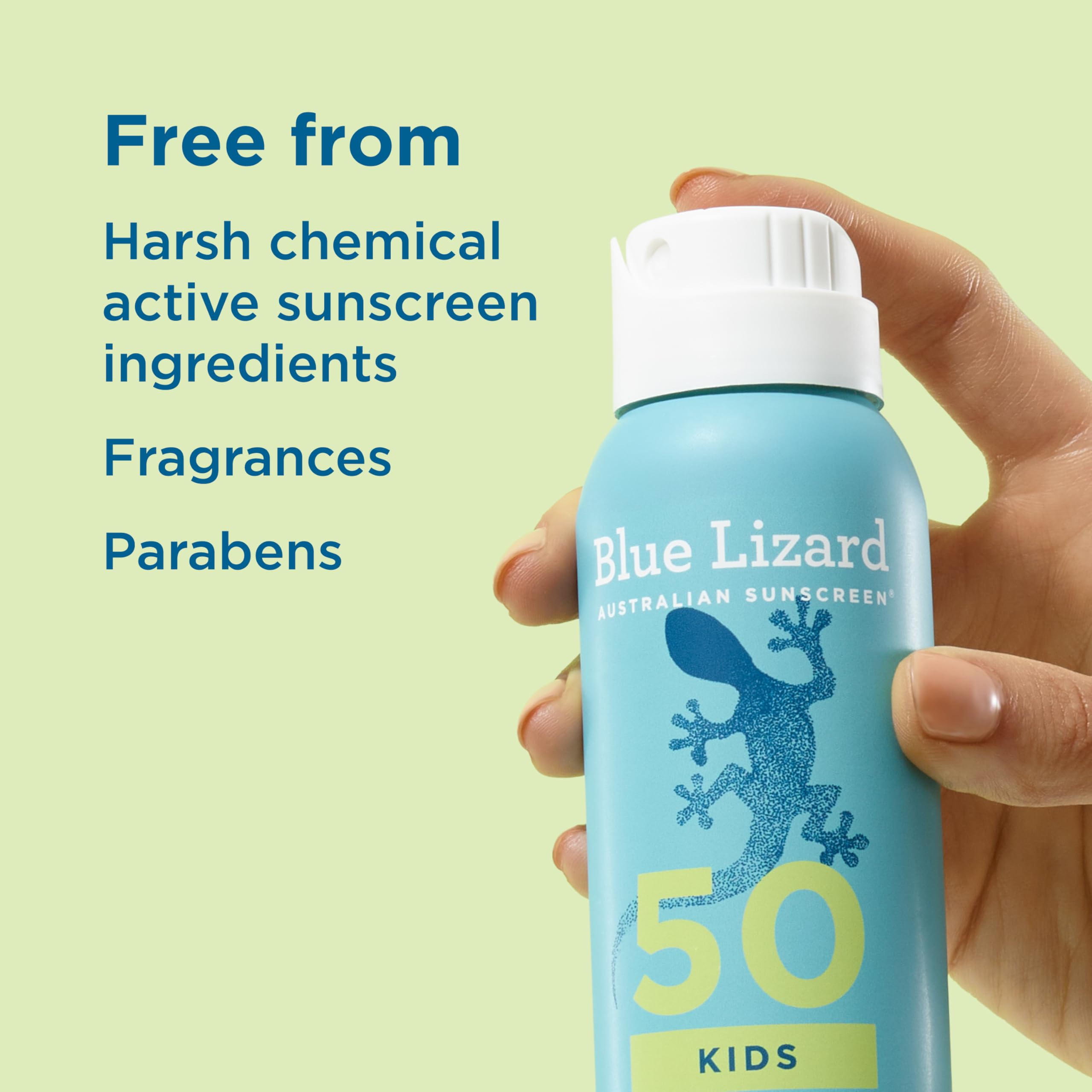 Blue Lizard Kids Sunscreen with 80-minute water resistance on active kid
