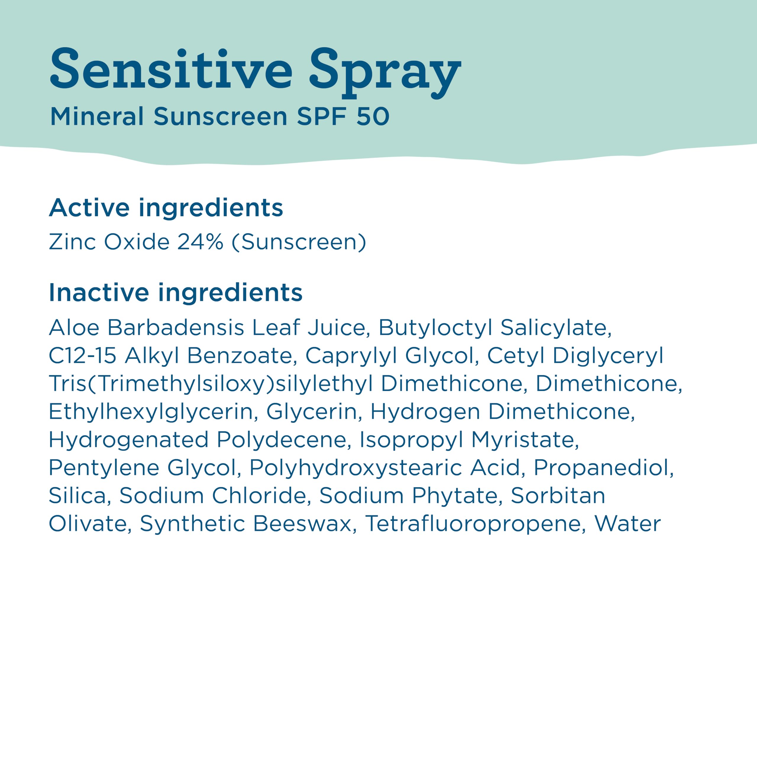 Reef-safe formula with no oxybenzone or octinoxate.