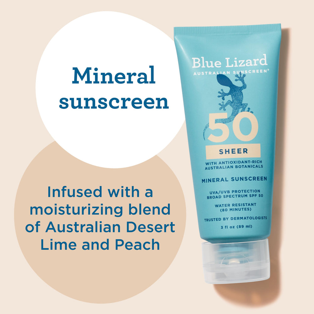 Blue Lizard SPF 50 shows water resistance up to 80 minutes