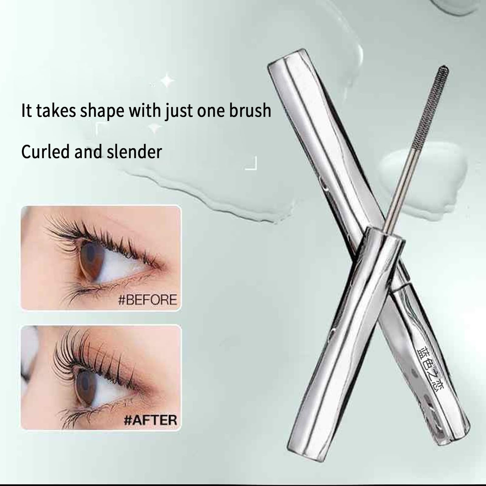 BLUE LOVE Lash Primer Base retirada fácil y suave para pestañas sensibles.