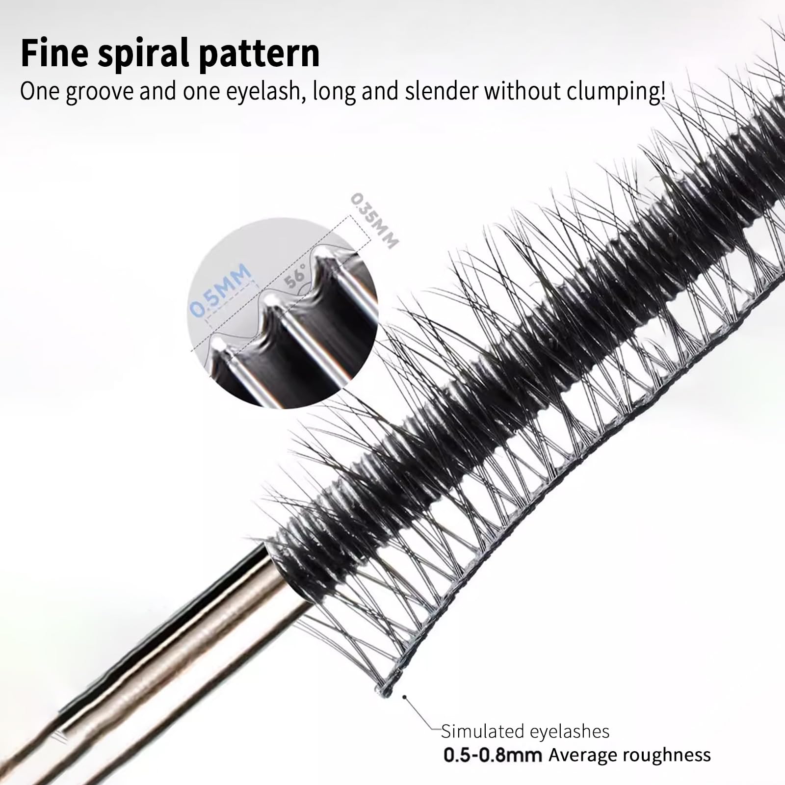BLUE LOVE Lash Primer Base para uso en una capa, look natural.