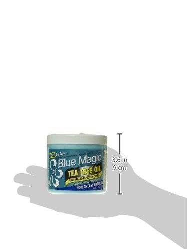 Blue Magic Acondicionador de árbol de té, aporta brillo y suavidad diaria en el cabello.