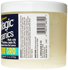 Blue Magic Super Sure hair growth application on hand for scalp massage.
