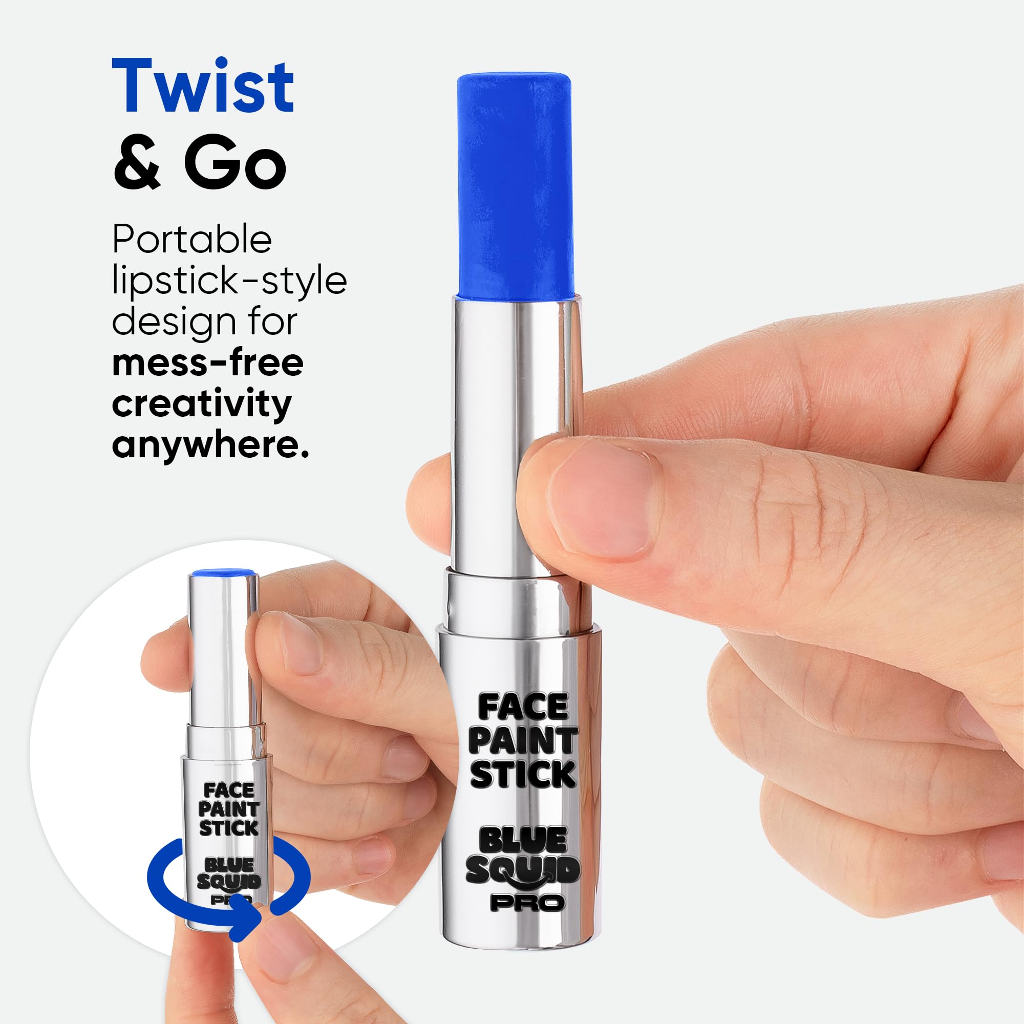 Cosplay-ready blue shade supports creative character designs at events.