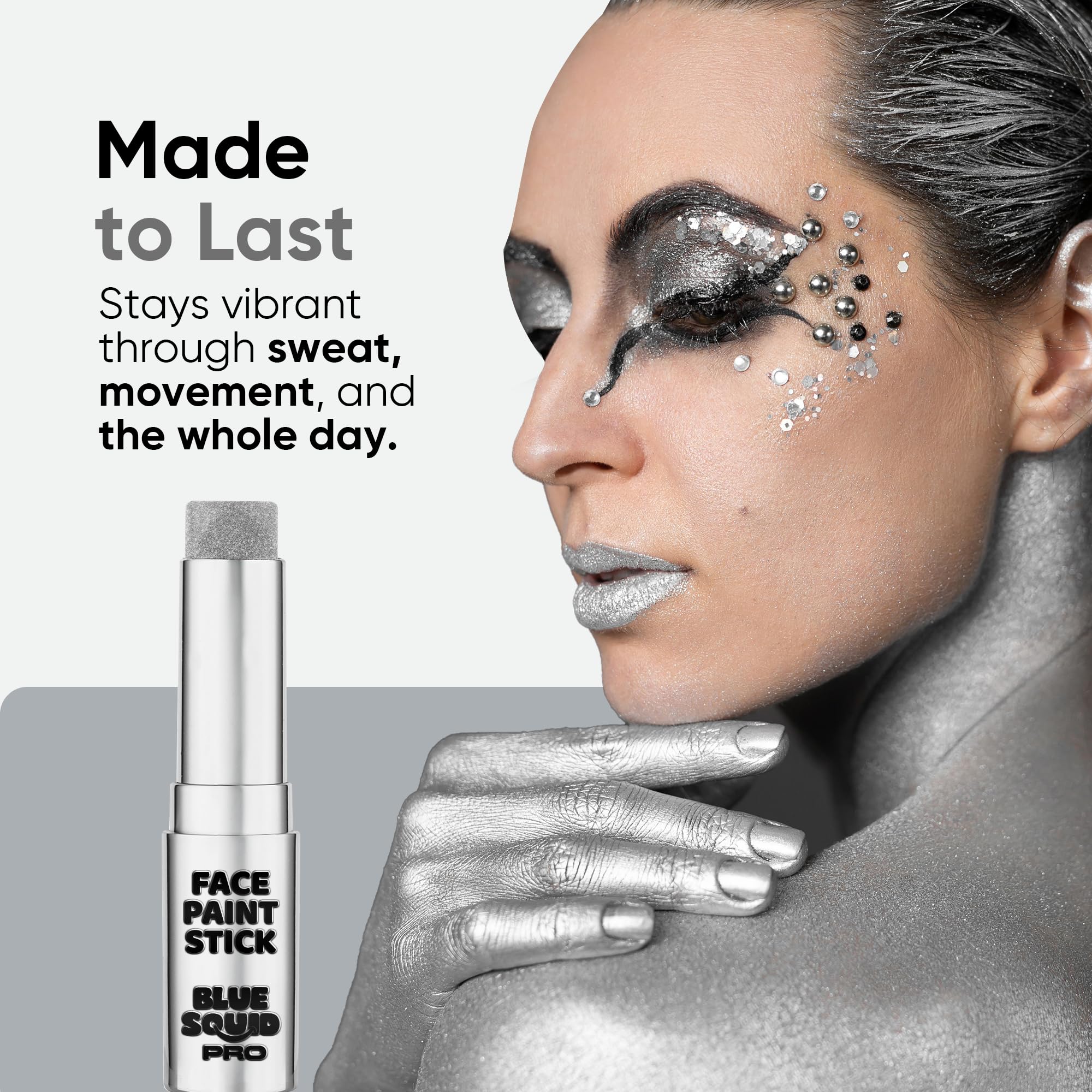 Blue Squid PRO easy removal with no staining.