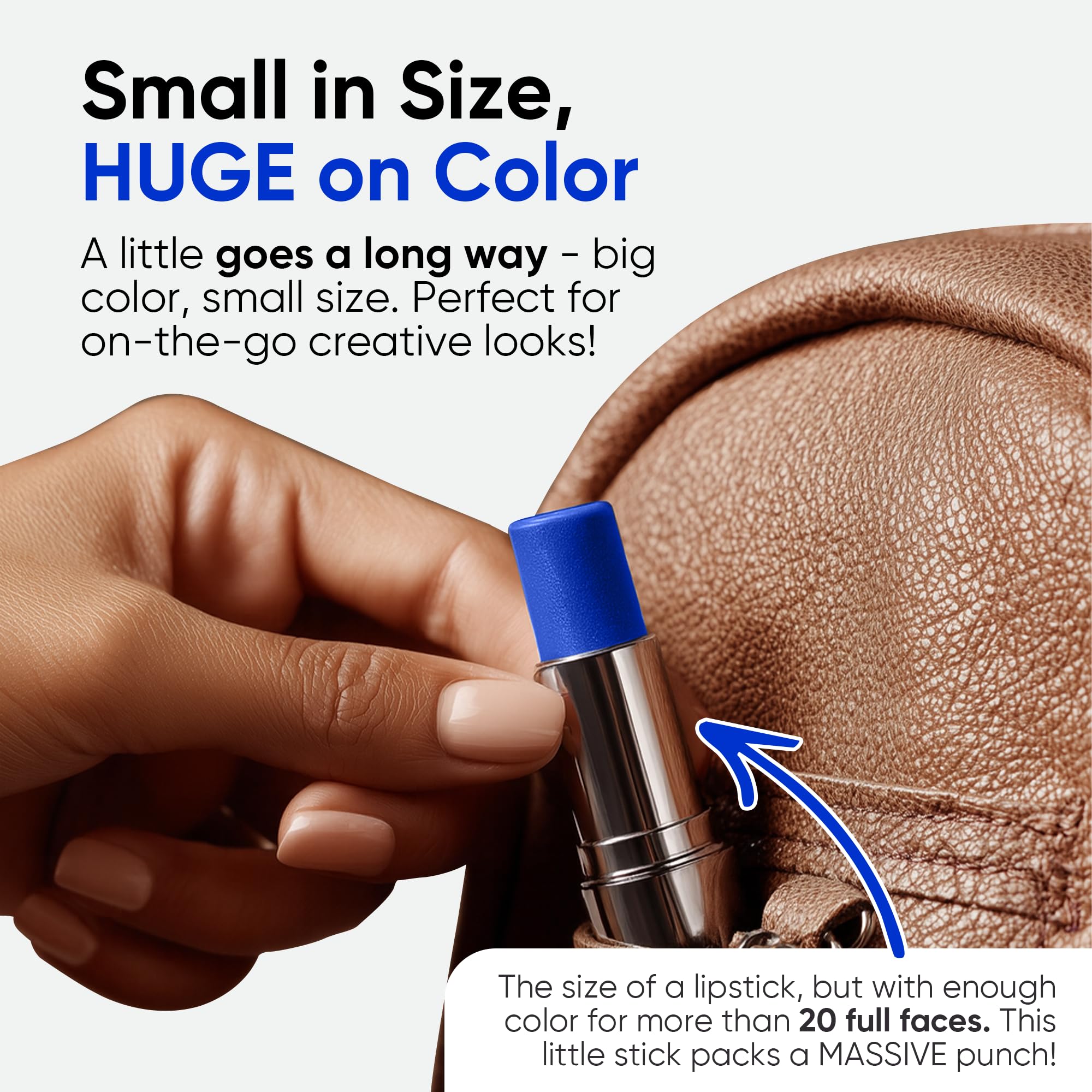 Twist-up design enables mess-free, precise application on skin.