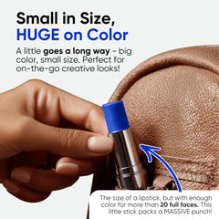 Twist-up design enables mess-free, precise application on skin.