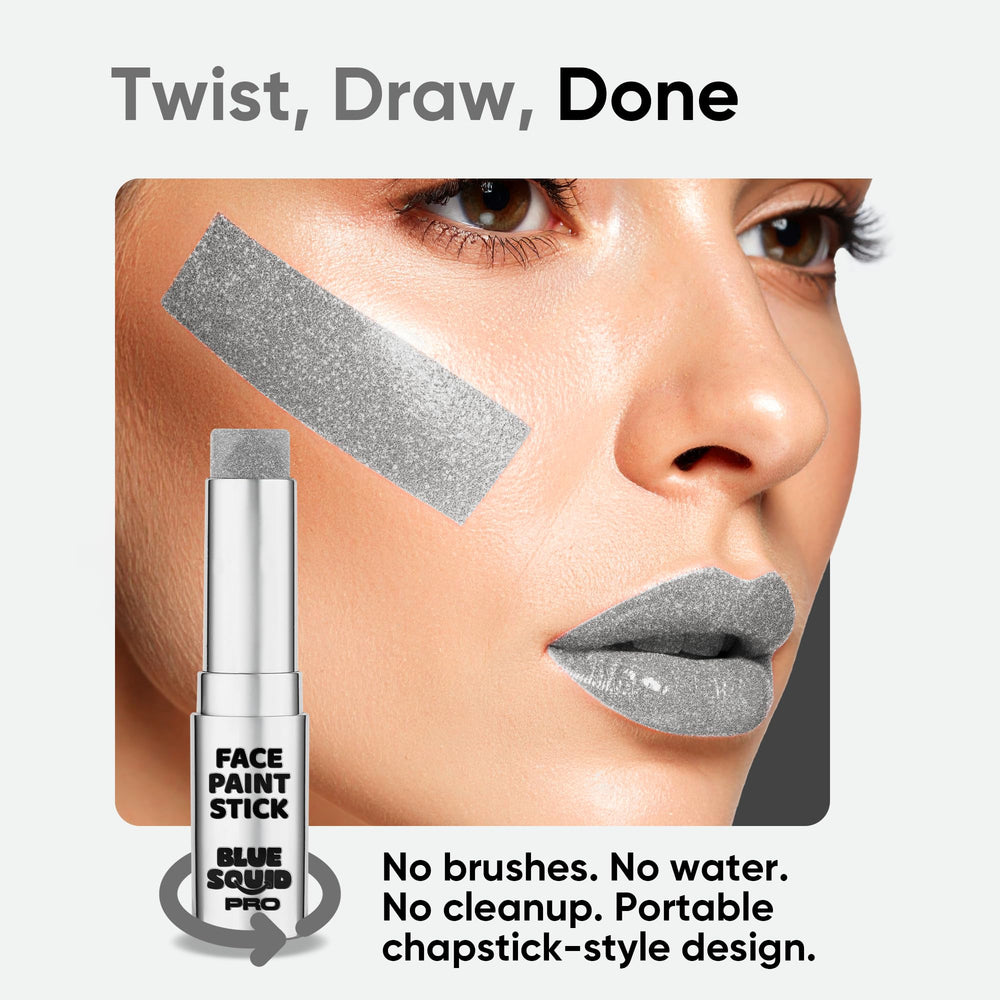 Blue Squid PRO twist-up stick applies smoothly without brushes.