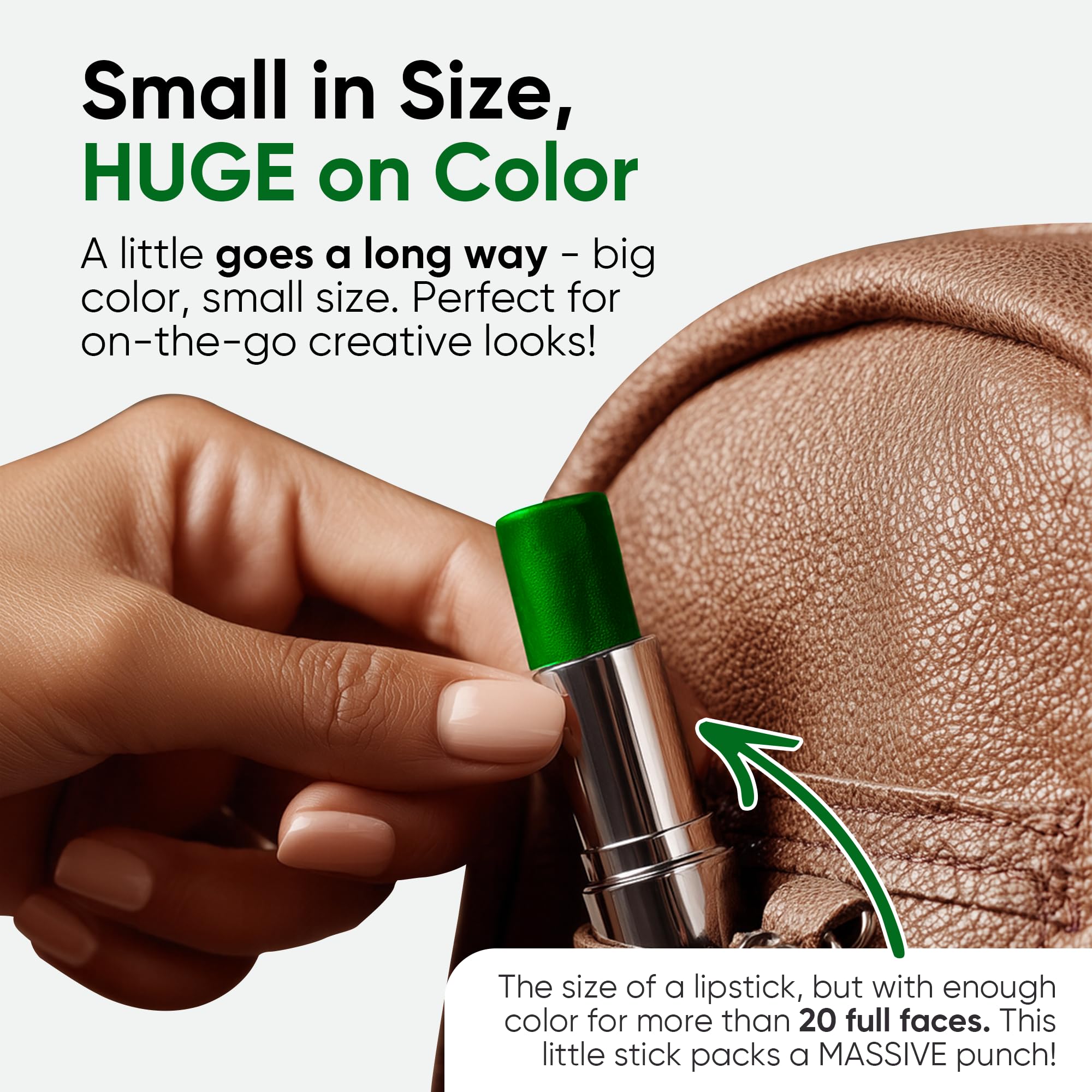 Blue Squid PRO twist-up design delivers precise, mess-free color application.