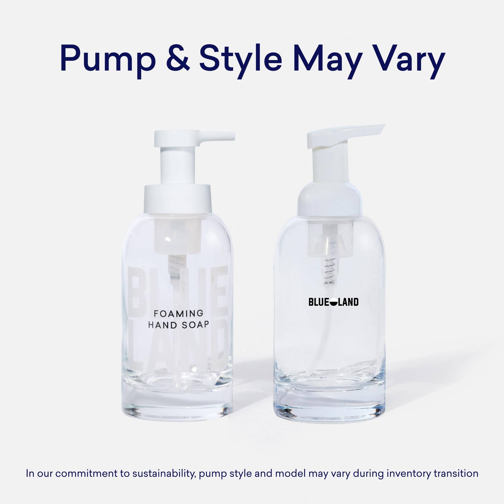 BLUELAND instrucciones simples para disolver la tableta en agua.